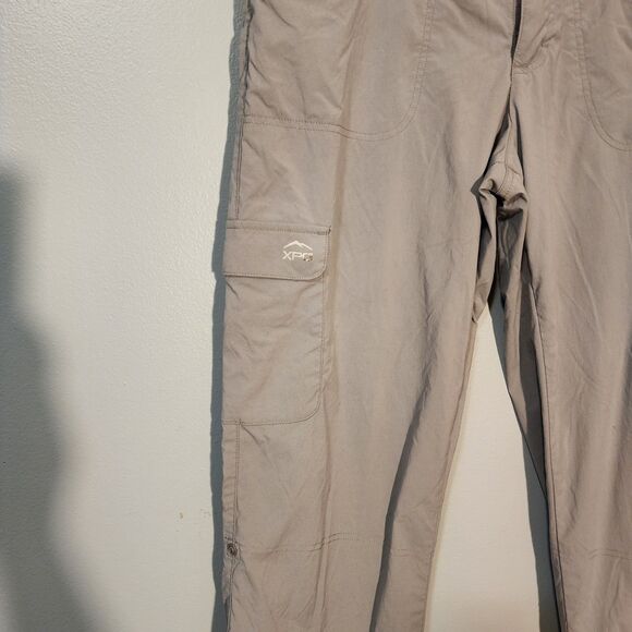 Cabelas XPG Pant Women 10 Gray Outdoor Hiking Lightweight Performance Gear Nylon - Picture 4 of 10